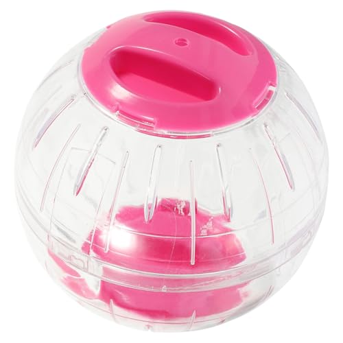 VANZACK Hamsterspielzeugball Ratten Kleiner Hamster Aktivität Für Hamster Prallen Pop Auto Wurf Aquarium Hundespielzeug Behandeln Zappeln Rennmaus Übung Welpe Sportspielzeug Rosa von VANZACK
