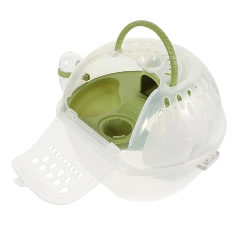 VANZACK Hamster Käfig Transportbox Hamster Hamster Transportbox Aus Tragbarer Hamsterkäfig Atmungsaktiv Und Sicher Für Reisen Ideal Für Goldhamster Und Zwerghamster Grüner Hamsterträger Für Haustiere VANZACK Hamster Käfig Transportbox Hamster Hamster Transportbox Aus Tragbarer Hamsterkäfig Atmungsaktiv Und Sicher Für Reisen Ideal Für Goldhamster Und Zwerghamster Grüner Hamsterträger Für Haustiere von VANZACK