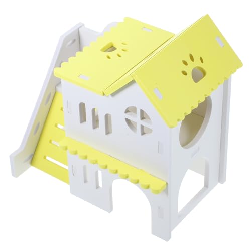 VANZACK Hamsterversteck Aus Stabilem Material Meerschweinchenhaus Mit Rampe Kleintier-zubehör Für Hamster Und Chinchillas Spielzeug Zum Schlafen Und Spielen Passend Für Kleiner Hamsterkäfi VANZACK Hamsterversteck Aus Stabilem Material Meerschweinchenhaus Mit Rampe Kleintier-zubehör Für Hamster Und Chinchillas Spielzeug Zum Schlafen Und Spielen Passend Für Kleiner Hamsterkäfi von VANZACK