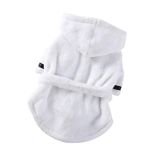VANZACK Haustier Bademantel Bademänner Hundebetten Hunde-Outfits Winterkleidung Für Hunde Haustiere Kühldecke Hund Haushaltsbademantel Hundeshampoo Hundebadewanne Welpenpolster Polyester von VANZACK