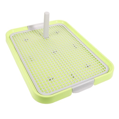 VANZACK Haustier Badezimmer Haustier-toiletten-töpfchen-Trainer Hund Groß Haustier-toiletten-trainingstöpfchen Haustiere Toilette Mesh-Toilette Für Haustiere Tabletts Plastik Light Green VANZACK Haustier Badezimmer Haustier-toiletten-töpfchen-Trainer Hund Groß Haustier-toiletten-trainingstöpfchen Haustiere Toilette Mesh-Toilette Für Haustiere Tabletts Plastik Light Green von VANZACK