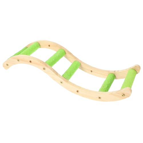 VANZACK Käfig Zubehör Für Vögel Holzleiter Spielzeug Für Papageien Und Kleintiere Kletterleiter Für Hamster Nymphensittiche Pflegeleichte Installation Fördert Spiel Und Bewegung von VANZACK