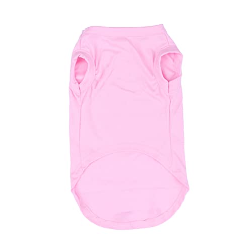VANZACK Haustier-Hundekleidung Haustierhundkleidung Sommer-Welpen-Shirt Kleid für den Sommer groß Kühlweste für Hunde hundepullover hundepulli Hundebekleidung Größe Dog Clothes Rosa von VANZACK