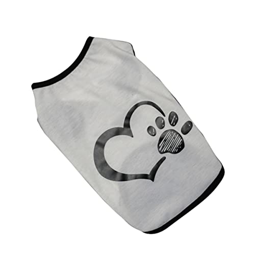 VANZACK Haustier Liebe Fußabdruckweste Kühlweste Für Hunde Kostüm Hundezubehör Atmungsaktiv Hundekleidung Kühlweste Für Haustiere Welpenhemd Jersey Halten Haustierkleidung Outfits Ups Weiß VANZACK Haustier Liebe Fußabdruckweste Kühlweste Für Hunde Kostüm Hundezubehör Atmungsaktiv Hundekleidung Kühlweste Für Haustiere Welpenhemd Jersey Halten Haustierkleidung Outfits Ups Weiß von VANZACK