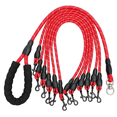 VANZACK Haustier Multi Hundeleine Köpfige Traktionsleine Für Dicke Hundeleine Für Sicheres Training Für Welpen Und Große VANZACK Haustier Multi Hundeleine Köpfige Traktionsleine Für Dicke Hundeleine Für Sicheres Training Für Welpen Und Große von VANZACK