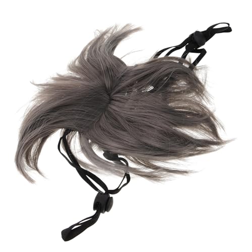 VANZACK Haustier Perücke hundezubehör katzenmütze Welpe züchten Haustier Hund Perücke Hundeshampoo Hundespielzeug kleine Haustierperücke Hundeperücke Haustier Nylonfaser Dark Grey VANZACK Haustier Perücke hundezubehör katzenmütze Welpe züchten Haustier Hund Perücke Hundeshampoo Hundespielzeug kleine Haustierperücke Hundeperücke Haustier Nylonfaser Dark Grey von VANZACK