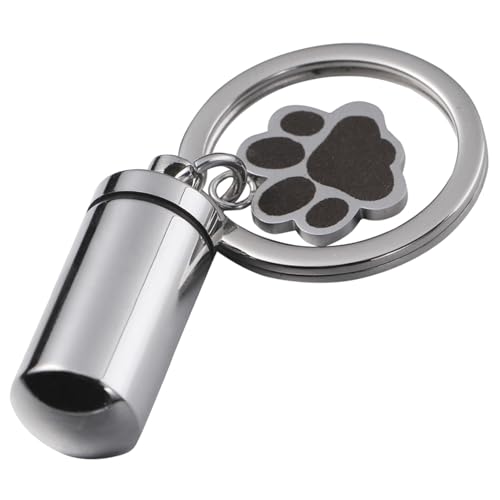 VANZACK Haustier Urne Hunde-PIPI-Pads Welpe Schmuck Haustier-Denkmal Ornament Bausatz Figur Urnenanhänger für Haustiere Haustier-Urne-Halskette Haustierpfoten-Urne Rostfreier Stahl Silver VANZACK Haustier Urne Hunde-PIPI-Pads Welpe Schmuck Haustier-Denkmal Ornament Bausatz Figur Urnenanhänger für Haustiere Haustier-Urne-Halskette Haustierpfoten-Urne Rostfreier Stahl Silver von VANZACK