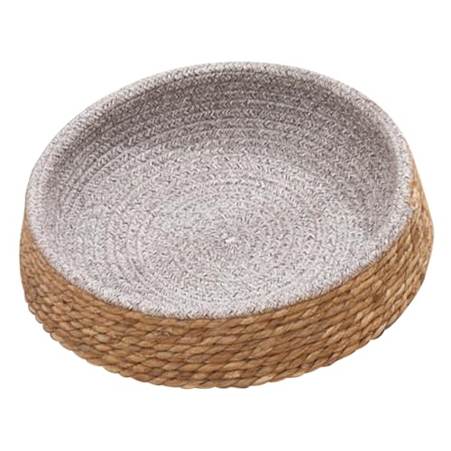 VANZACK Haustierbett Aus Rattan Gewebtes Katzenbett Kaninchen Gewebte Matte Hundehütte Kreisförmiges Hundebett Kühlende Hundebetten Für Große Hunde Doppeltes Katzenbett Weiden Grasweide VANZACK Haustierbett Aus Rattan Gewebtes Katzenbett Kaninchen Gewebte Matte Hundehütte Kreisförmiges Hundebett Kühlende Hundebetten Für Große Hunde Doppeltes Katzenbett Weiden Grasweide von VANZACK