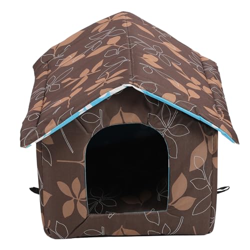 VANZACK Halbgeschlossenes Katzenzelt Warmes Haustiernest Für Den Außenbereich Für Katzen Und Hunde Wetterfestes Katzenhaus in Quadratisch Größe S VANZACK Halbgeschlossenes Katzenzelt Warmes Haustiernest Für Den Außenbereich Für Katzen Und Hunde Wetterfestes Katzenhaus in Quadratisch Größe S von VANZACK