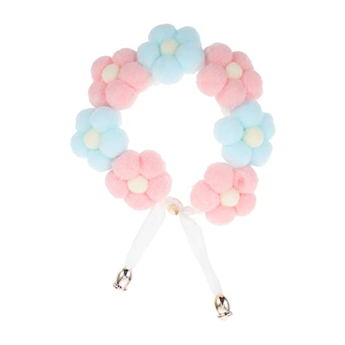 VANZACK Haustierhalsband Bestickt Kragen Zubehör Blumen- Gestrickt Katzenhalsband Mit Glocke Für Für Haustiere Rosa Kostüm Katzenhalsbänder Name Farbig Haarball VANZACK Haustierhalsband Bestickt Kragen Zubehör Blumen- Gestrickt Katzenhalsband Mit Glocke Für Für Haustiere Rosa Kostüm Katzenhalsbänder Name Farbig Haarball von VANZACK