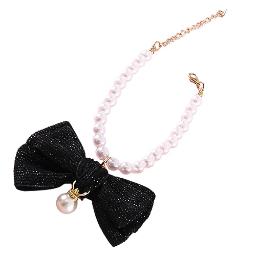 VANZACK Haustierhalsband Perle Hundehalsband Mit Entzückendes Hundehalsband Hochzeitshalsband Für Haustiere Kleines Hundehalsband Katzen-hochzeitshalsband Polyester Hündin Kleidung von VANZACK