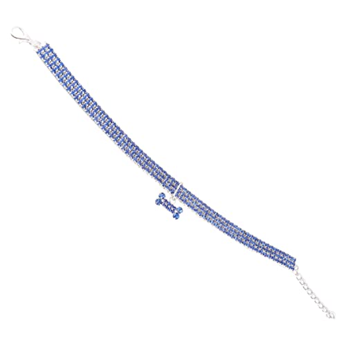 VANZACK Haustierhalsband Mit Strasssteinen Welpe Hund Plüsch Für Hunde Hundehalsbänder Große Rassen Kragen Hundedenkmal Hundehalsband Mittel Netter Hundehalsband Hund Cool Hundekette Blue VANZACK Haustierhalsband Mit Strasssteinen Welpe Hund Plüsch Für Hunde Hundehalsbänder Große Rassen Kragen Hundedenkmal Hundehalsband Mittel Netter Hundehalsband Hund Cool Hundekette Blue von VANZACK