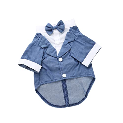VANZACK Haustierhundkleid Hundebogen hundeanzug Dog Costume hundezubehör hundekostüme hundekleider Dog Accessories Hundekleidung Anzug mit Fliege für Haustiere Haustierbekleidung von VANZACK