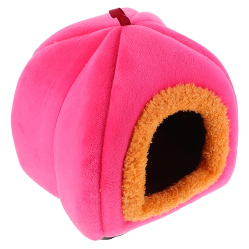 VANZACK Semi-Enclosed Hamster Nest Weichem Material Warmes Und Gemütliches Schlafhaus Für Kleine Tiere Wie Hamster Meerschweinchen Und Chinchillas Für Winter Dekoratives Käfigzubehör VANZACK Semi-Enclosed Hamster Nest Weichem Material Warmes Und Gemütliches Schlafhaus Für Kleine Tiere Wie Hamster Meerschweinchen Und Chinchillas Für Winter Dekoratives Käfigzubehör von VANZACK