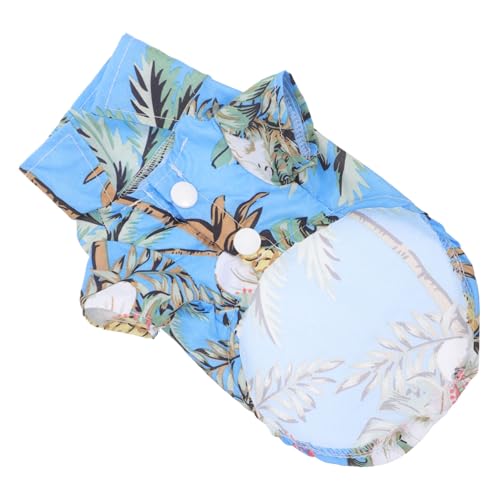 VANZACK Hawaiian Dog Shirt für Kleine Atmungsaktives T Shirt Kokosnussbaum Design Bequemes und Stylisches Hundeshirt für Besondere Anlässe S VANZACK Hawaiian Dog Shirt für Kleine Atmungsaktives T Shirt Kokosnussbaum Design Bequemes und Stylisches Hundeshirt für Besondere Anlässe S von VANZACK