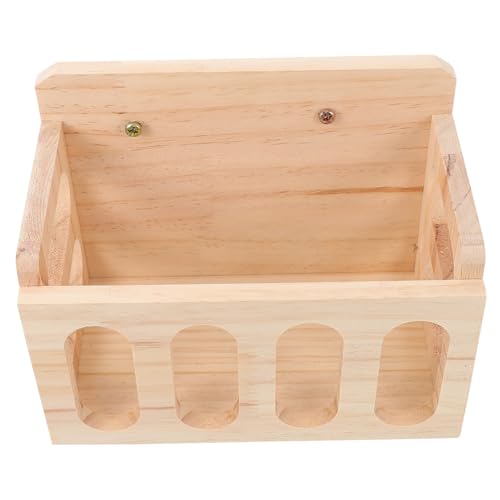 VANZACK Heu Feeder aus Holz Hängender Futterspender für Kleintiere für Chinchillas Meerschweinchen Fütterungslösung für Käfige Hochwertiges VANZACK Heu Feeder aus Holz Hängender Futterspender für Kleintiere für Chinchillas Meerschweinchen Fütterungslösung für Käfige Hochwertiges von VANZACK