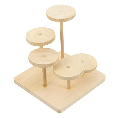 VANZACK Hamsterspielzeug Aus Holz Haustierkäfig-zubehör & Sicher Für Kleintiere Haustierspielplatz von VANZACK
