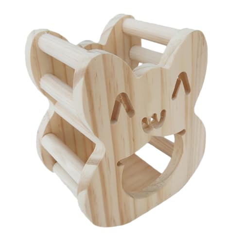 VANZACK Holz Heu Feeder für Kleine Haustiere Cartoon Heu Rack Sicherer und Langlebiger Futterspender für Meerschweinchen Chinchillas und Andere Kleintiere Schützt Heu VANZACK Holz Heu Feeder für Kleine Haustiere Cartoon Heu Rack Sicherer und Langlebiger Futterspender für Meerschweinchen Chinchillas und Andere Kleintiere Schützt Heu von VANZACK