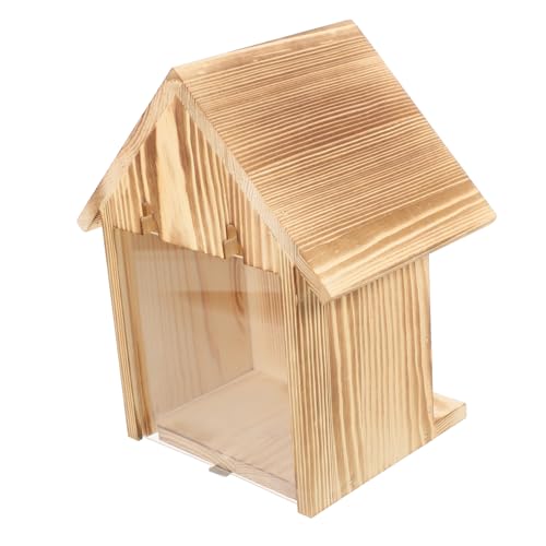 VANZACK Fenster Vogelhaus Mit Sichtfenster Holz Vogelhaus Für Garten Und Terrasse Dekorative Nistgelegenheit Für Kleine Vögel Hängend Und Robust VANZACK Fenster Vogelhaus Mit Sichtfenster Holz Vogelhaus Für Garten Und Terrasse Dekorative Nistgelegenheit Für Kleine Vögel Hängend Und Robust von VANZACK