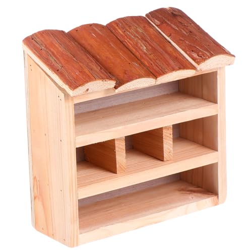 VANZACK Holz Vogelhaus Natürliches Vogelhaus für Papageien und Kleine Handgefertigt für Garten und Robust und Langlebig Unbemalt VANZACK Holz Vogelhaus Natürliches Vogelhaus für Papageien und Kleine Handgefertigt für Garten und Robust und Langlebig Unbemalt von VANZACK