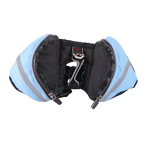 VANZACK Hunde Rucksack Hunde -Rucksack Hundegeschirr Wandern Camping Reiseträger Für Welpen Rucksack Für Tragetasche Für Kleine Hunde Rucksäcke Rucksackträger Für Haustiere Zurück Blue von VANZACK