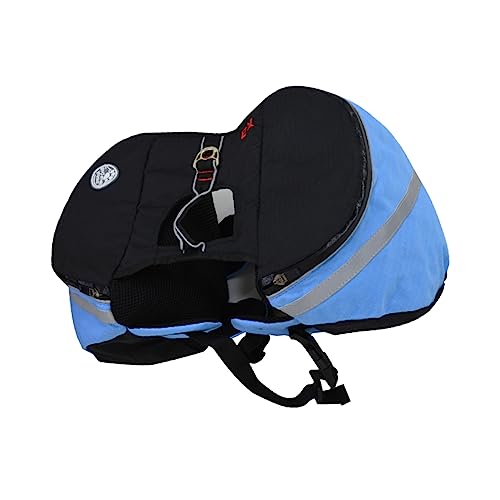 VANZACK Hunde Rucksack klein Hundelauf Ausbildung für Hunde Welpen Rucksack Hündchen hundetransporttasche Hundetransportrucksack Hundegeschirr für Rucksack Transportbox für Hunde Blue von VANZACK
