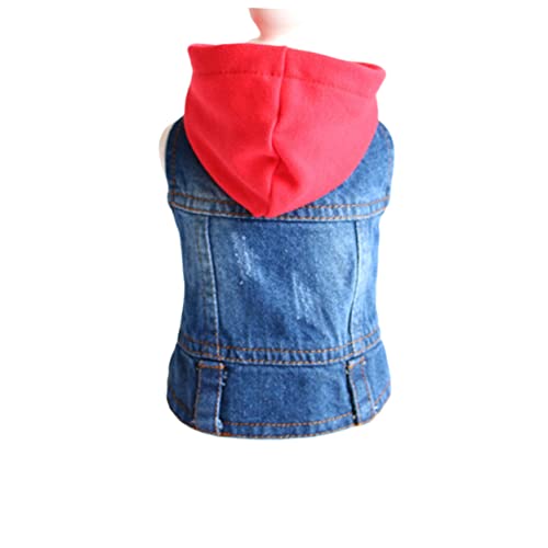 VANZACK Hundebekleidung Kapuzenpullover für Hunde Hund Sommermütze Hund Cowboyhut Kühlwesten für Hunde Hundeshirt für große Hunde hundekleidung Dog Clothes Jeansjacke Haustierbedarf rot VANZACK Hundebekleidung Kapuzenpullover für Hunde Hund Sommermütze Hund Cowboyhut Kühlwesten für Hunde Hundeshirt für große Hunde hundekleidung Dog Clothes Jeansjacke Haustierbedarf rot von VANZACK