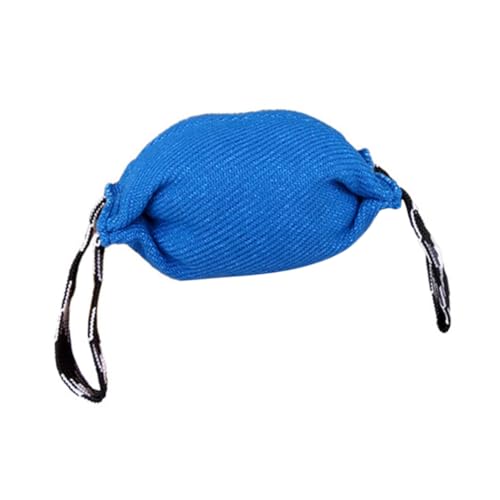 VANZACK Hundebissstock -spielsachen Hundespielzeug Stockspielzeug Zahnen Beißen Backenzahn Hundeschlepper Hundekauspielzeug Haustier Für Kauer Groß Beißspielzeug Feines Leinen Blau von VANZACK