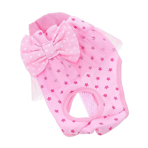 VANZACK Hundehöschen Für Hündinnen Waschbare Welpen Sanitärpanties Mit Süßem Schleifen Design Atmungsaktive Menstruationsunterwäsche Für Hunde VANZACK Hundehöschen Für Hündinnen Waschbare Welpen Sanitärpanties Mit Süßem Schleifen Design Atmungsaktive Menstruationsunterwäsche Für Hunde von VANZACK