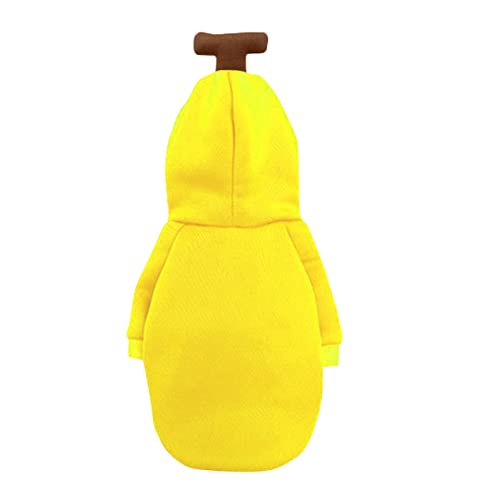 VANZACK Hundekleidung tierkostüme hundemantel hundezubehör Haustiermode hundekleider weihnachtsdeko Herbst welpen Kleidung Wärmekleidung für Welpen Haustierkleidung Polyester Yellow von VANZACK