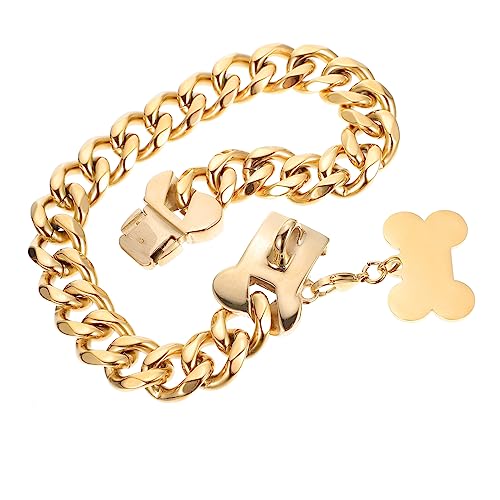 VANZACK Hundeleinenanhänger Personalisiert Für Haustiere Haustier Hundehalsband Hundekette Bling Halskette Für Haustier Welpenanhänger Hundehalskette Für Hundewelpenkette Goldener VANZACK Hundeleinenanhänger Personalisiert Für Haustiere Haustier Hundehalsband Hundekette Bling Halskette Für Haustier Welpenanhänger Hundehalskette Für Hundewelpenkette Goldener von VANZACK