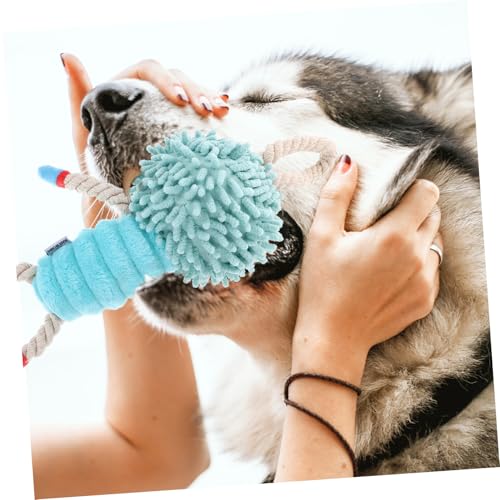 VANZACK Hundespielzeug für Kleine Hunde Interaktives Quietschspielzeug aus Plüsch Robustes Spieltau für Welpentraining und Zahnpflege Geeignet für Drinnen und Draußen Fördert Bewegung und von VANZACK