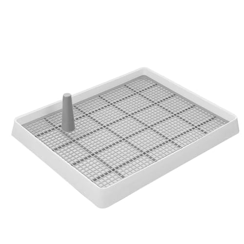 VANZACK Hundetoilette Mesh-Toilette Für Haustiere Leckereien Für Welpen Ablage Für Hundetöpfchen Halter Für Trainingspads Für Haustiere Hund Gras Pad Welpen-Essentials Weiß Plastik von VANZACK