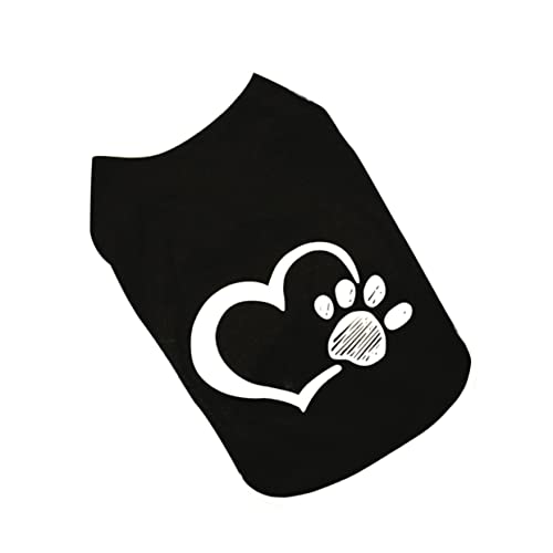 VANZACK Hundeweste Party Kostüme Körperpflege Kleine Hundekleidung Hundejacken Plüsch Haustier Ups Dackel Hundetrikot Welpe Geburtstagszubehör Für Hunde Outfit Hund Weste Stoff Black von VANZACK