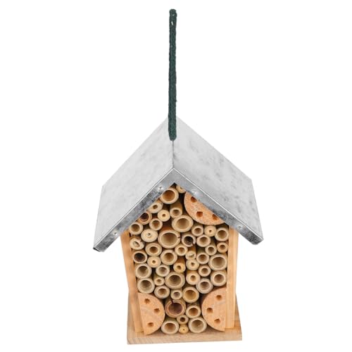 VANZACK Insektenhotel aus Holz Hängendes Bienenhaus für Garten Wetterfestes Insektenhaus Nistkasten für Bienen Schmetterlinge Umweltfreundliche Nisthilfe Langlebig Pflegeleicht VANZACK Insektenhotel aus Holz Hängendes Bienenhaus für Garten Wetterfestes Insektenhaus Nistkasten für Bienen Schmetterlinge Umweltfreundliche Nisthilfe Langlebig Pflegeleicht von VANZACK