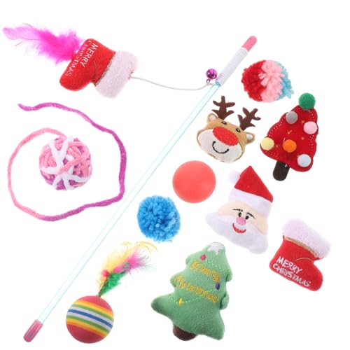 VANZACK 1satz Interaktives Weihnachts Katzenspielzeug Teiliges Weihnachts-sockenspielzeug Für Kätzchen Mit Geräuschen Kreative Katzenangel Für Mehr Freude Und Bewegung Perfektes Für VANZACK 1satz Interaktives Weihnachts Katzenspielzeug Teiliges Weihnachts-sockenspielzeug Für Kätzchen Mit Geräuschen Kreative Katzenangel Für Mehr Freude Und Bewegung Perfektes Für von VANZACK