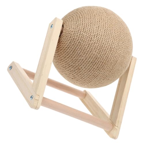 VANZACK Kratzsäule Für Katzen Mit Spielball Stabiler Katzenkratzbaum Für Drinnen Langlebiges Kratzspielzeug Zur Krallenpflege Für Kätzchen Und Erwachsene Katzen VANZACK Kratzsäule Für Katzen Mit Spielball Stabiler Katzenkratzbaum Für Drinnen Langlebiges Kratzspielzeug Zur Krallenpflege Für Kätzchen Und Erwachsene Katzen von VANZACK