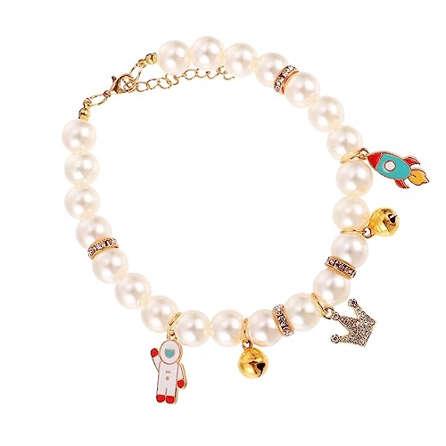 VANZACK Elegante Katzenhalskette Glocke Kätzchen Verstellbares Halsband Welpenhalskette Für Feiertage Und Besondere Anlässe von VANZACK
