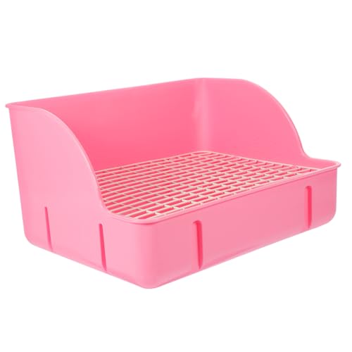 VANZACK Kaninchen-Töpfchen-Trainingstoilette Kaninchenstreu Urinal für Meerschweinchen Häschen Toilette Welpen -Toilettentraining drinnen kaninchentoilette kaninchenklo Dog Toilet Rosa VANZACK Kaninchen-Töpfchen-Trainingstoilette Kaninchenstreu Urinal für Meerschweinchen Häschen Toilette Welpen -Toilettentraining drinnen kaninchentoilette kaninchenklo Dog Toilet Rosa von VANZACK
