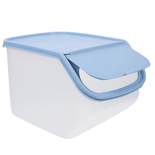 VANZACK Kasten Kompaktes Hamsterbad Hamstersand Chinchilla-Sand Hamsterstaubbad Hamsterkäfig Hamsterbecken Hamster klo Hamster Sand Tragen-Badezimmer Käfig Chinchilla Badewanne Sport Blue von VANZACK