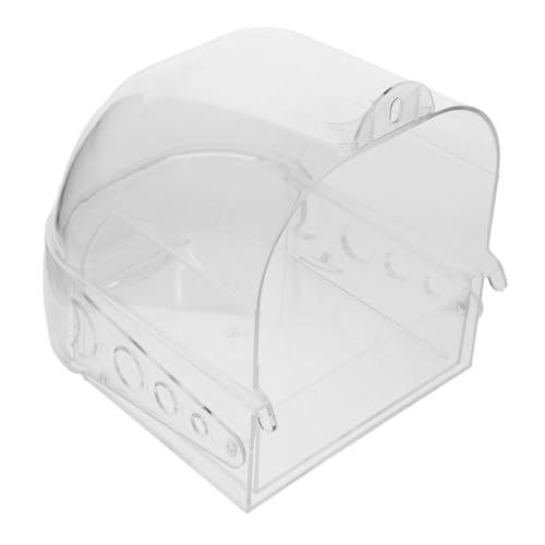 VANZACK Transparente Vogelbadewanne Für Käfige Wasserdichtes Design Für Wellensittiche Und Andere Kleine Vögel Zubehör Für Angenehmes Badeerlebnis VANZACK Transparente Vogelbadewanne Für Käfige Wasserdichtes Design Für Wellensittiche Und Andere Kleine Vögel Zubehör Für Angenehmes Badeerlebnis von VANZACK