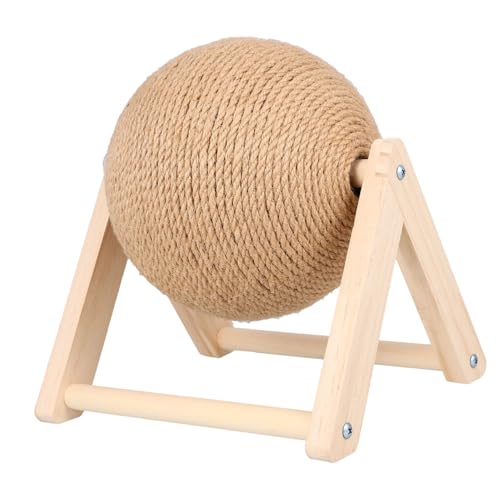 VANZACK Katzenspielzeug Kratzball Aus Naturpappe Handgemachtes Spielzeug Für Katzen Zur Krallenpflege Und Beschäftigung Braun VANZACK Katzenspielzeug Kratzball Aus Naturpappe Handgemachtes Spielzeug Für Katzen Zur Krallenpflege Und Beschäftigung Braun von VANZACK