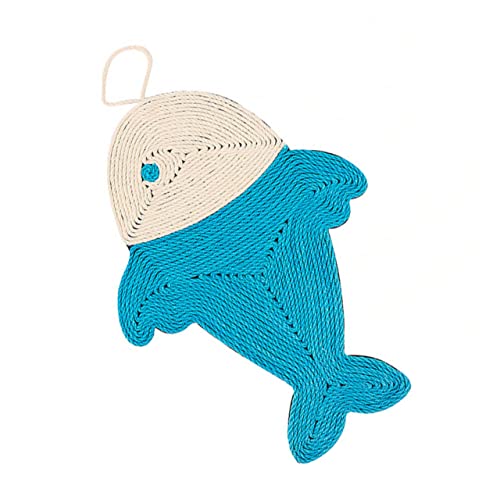 VANZACK Kätzchen Spielzeug Sisal Katze Kratzbrett Fisch Form Katze Spielmatte VANZACK Kätzchen Spielzeug Sisal Katze Kratzbrett Fisch Form Katze Spielmatte von VANZACK