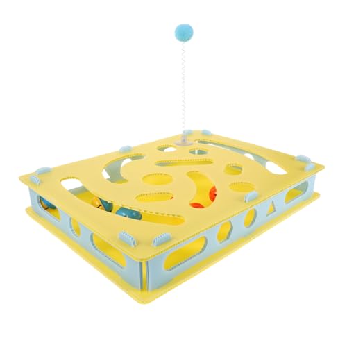 VANZACK Katzen Puzzle Futterspender Interaktives Bereicherungsspielzeug Leckerli Puzzle Box Futterlabyrinth Für Hauskatzen Slow Food Leckerli Spender Labyrinth VANZACK Katzen Puzzle Futterspender Interaktives Bereicherungsspielzeug Leckerli Puzzle Box Futterlabyrinth Für Hauskatzen Slow Food Leckerli Spender Labyrinth von VANZACK