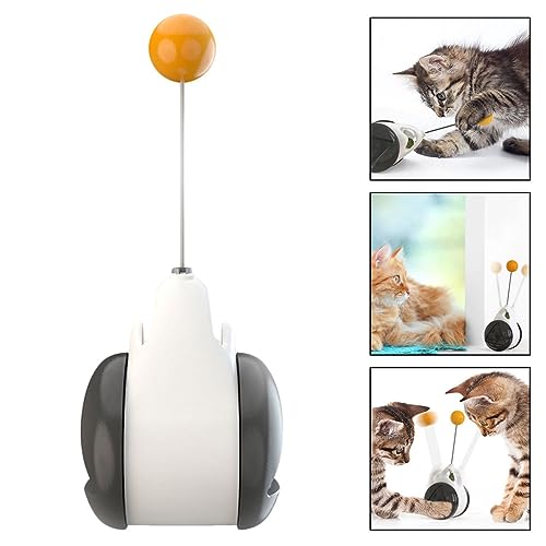 VANZACK Katzen Spielzeug Mit Catnip Interaktives Balancierendes Auto Für Katzen Fördert Spieltrieb Und Neugier Für Haustiere Und Katzenliebhaber von VANZACK