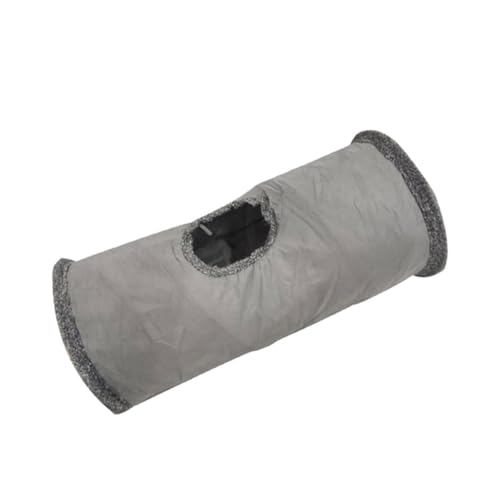 VANZACK Katzen Spielzeugkatze Katzenspielzeug Haustier drinnen katzentunnel cat House Katzen bettchen cat Bed katzenbetg Katzenbett Katzennest Tunnelnest für Katzen Grey von VANZACK
