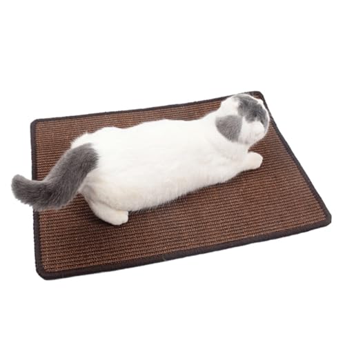 VANZACK Natürliche Sisal-katzenkratzmatte Für Den Innenbereich Katzenspielzeug Kratzbrett Heimtierbedarf Für Katzen Zufällige Farbe VANZACK Natürliche Sisal-katzenkratzmatte Für Den Innenbereich Katzenspielzeug Kratzbrett Heimtierbedarf Für Katzen Zufällige Farbe von VANZACK