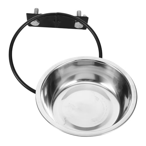 VANZACK Katzennapf Haustierzaun Katzenfutter Hundespielzeug Behälter Für Hundefutter Faltbar Hundepuzzle -Feeder Spender Schüssel Schnüffelmatte Für Hunde Hund Kühlmatte Eisen Silver von VANZACK