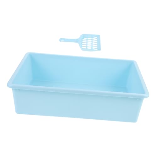 VANZACK Katzentoiletten-Set Pp-Material Tragbar und Leicht Zu Reinigen Offene Katzentoilettenschaufel für Katzen und Kätzchen VANZACK Katzentoiletten-Set Pp-Material Tragbar und Leicht Zu Reinigen Offene Katzentoilettenschaufel für Katzen und Kätzchen von VANZACK