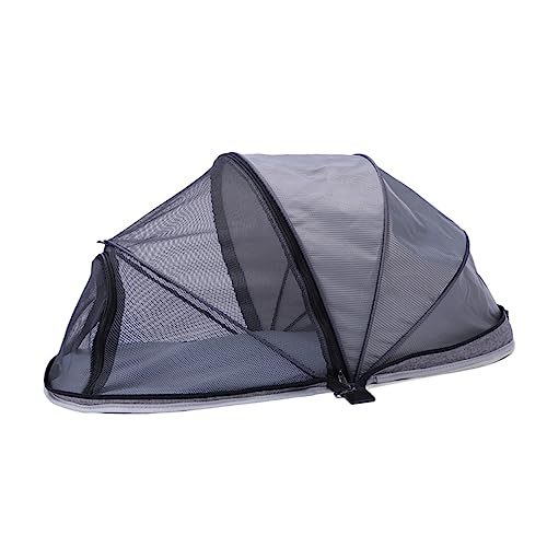 VANZACK Katzenzelt haustierzelt hundetragetasche hundesutositze Dog travel Bag hundeautositz Dog Carrier Bag hundezelt Zelt für Haustierhund Grey von VANZACK